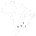 Mapa de atendimento Cobersystem Soluções Em Coberturas