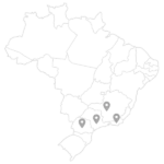 Mapa de atendimento Cobersystem Soluções Em Coberturas