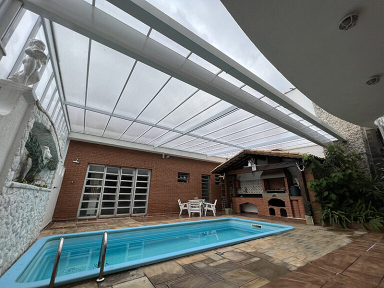 Cobertura De Policarbonato Para Piscina